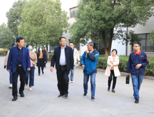 省发改委调研组莅临金莎9001zz以诚为本工厂调研