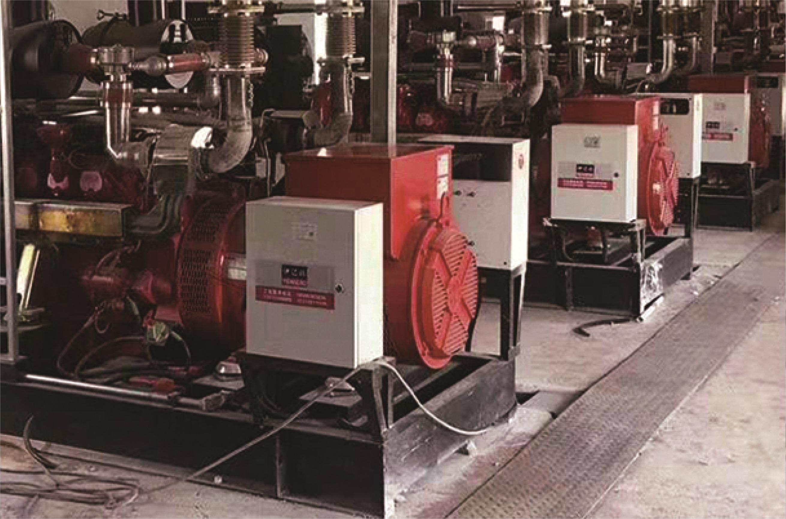 陕北中石化天然气发电站项目（斗山配金莎9001zz以诚为本10台200KW）